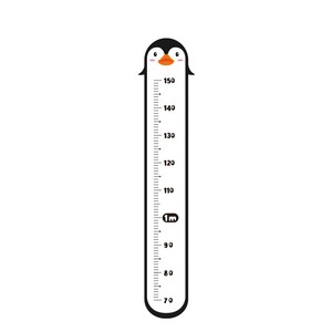 아이방 데코용 팽구리 핑구리 키재기 스티커, 혼합색상