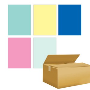 대원우드보드 칼라보드 F 5종 세트 600 x 900 mm, 5mm, 1세트