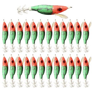 로얄피쉬 왕눈이 에기 25p, 수박, 10g, 1개