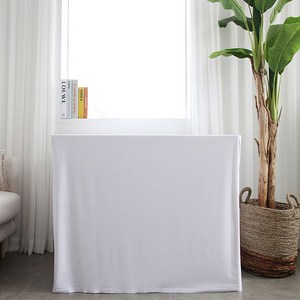 생활방수 테이블보, WHITE, 180 x 155cm, 1개