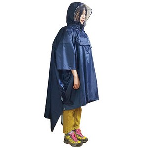 삼흥 다용도 판쵸 우의 SH-2505 + 허리띠 + 파우치, 곤색, 1개