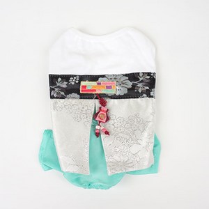 팬시 올인원 반려동물 한복, 혼합색상, 1개