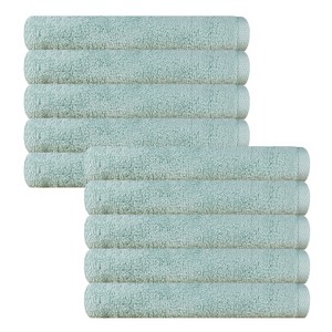 송월타월 심플컬러무지 세면타월 130g 30수 면사, 민트, 10개