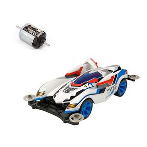 타미야 18633 Rising EdgeMS Chassis 미니카 + 15489 Atomic Tuned 2 Motor PRO, 혼합색상, 1세트