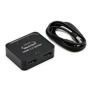 마하링크 Ultra HDMI 4K 60Hz 미니 1:2 분배기, ML-HS126M, 1개