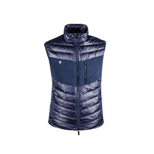 김영주스포츠 럭스골프 남성용 풀 집업 하이넥 패딩 조끼 LB20W302