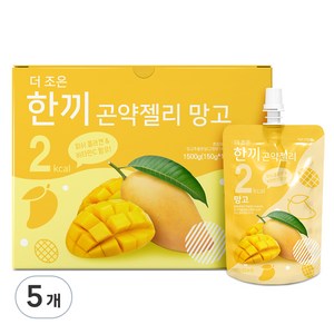 더존건강 더조은 한끼곤약젤리 망고 10개입, 1.5kg, 5개