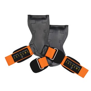 제로투히어로 익스트림 그립 헬스 손목보호대 좌우세트, 1세트, ORANGE