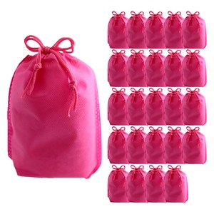 아이엔피 부직포 복주머니 더스트백 20 x 27 cm 25p, 핫핑크, 1개
