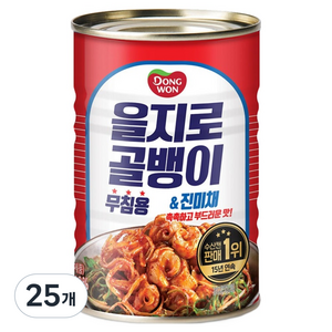 동원 을지로 골뱅이 무침용, 300g, 25개