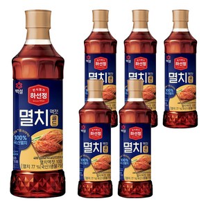 하선정 국산 멸치액젓 골드, 400g, 6개