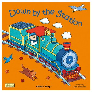 노부영 마더구스 세이펜 Down by the Station (Paperback), Child's Play