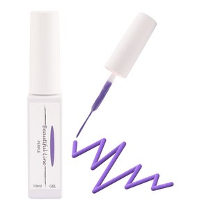 아이빛 네일아트 컬러 라인 젤네일, 09 퍼플, 10ml, 1개