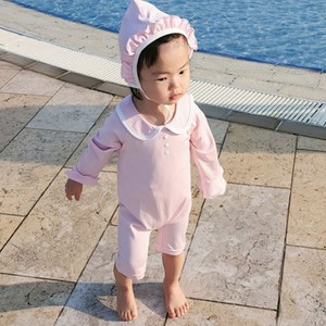 노르디코 여아용 킨더 우주복 래쉬가드 + 모자 국내산