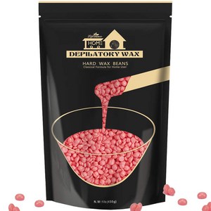 라이프스탠스 셀프 브라질리언 왁싱 로즈 하드왁스, 450g, 1개