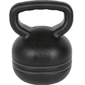 아리프 라인 케틀벨, 블랙, 18kg, 1개