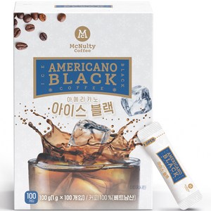 맥널티커피 아메리카노 아이스 블랙 커피믹스, 1g, 100개입, 1개