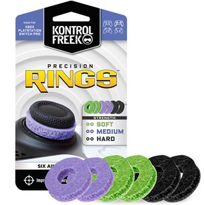 컨트롤프릭 Precision Rings PS5 / PS4 / XBX / NP, 초록색 + 보라색 + 검은색, 1개