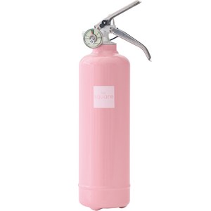 더스퀘어 분말형 ABC 디자인소화기 연핑크, 1kg, 1개