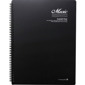 모닝글로리 7000 음악파일 30p, 블랙, 1개입