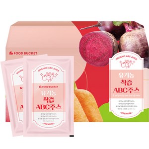 푸드버킷 유기농 NFC 착즙 ABC주스, 90ml, 30개