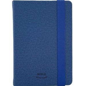 슬림스터디성경 새찬송가 (소합본 / PU / 밴드형 네이비 / 무지퍼 / 색인), 생명의말씀사