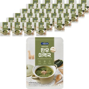 베베쿡 유아용 바르게 만든 한우 미역국, 200g, 30개