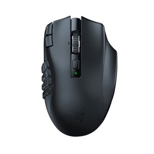 레이저 Naga V2 HyperSpeed 무선 마우스, RZ01-03600100-R3A1, 블랙