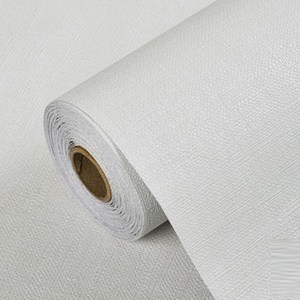 다양한 꽃 띠벽지 린넨 패턴 에나멜, 01 화이트