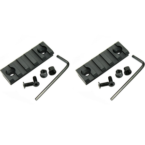 잘츠 keymod 5슬롯 알루미늄 합금 브래킷 2세트, 블랙