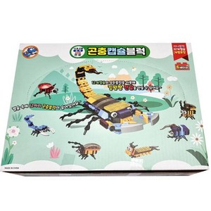 곤충캡슐 12종 블록완구 세트, 혼합색상, 1세트