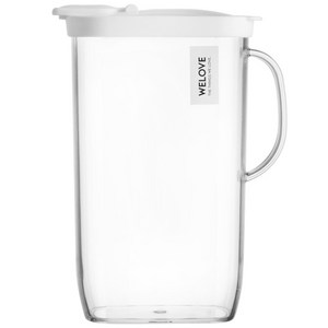 직사각 물병, 화이트, 1.5L, 1개