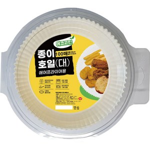 그린텍 에어프라이어 종이호일, 100개입, 1개
