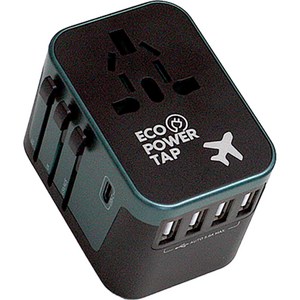 에코파워탭 여행용 USB 5포트 멀티 어댑터, 0m, 단일, 1개