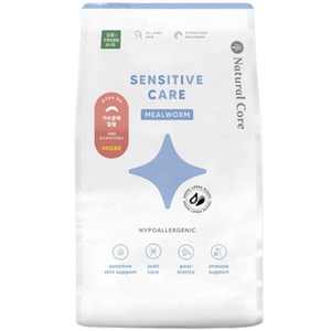 네츄럴코어 강아지 센시티브 케어 기능성 사료 작은입자, 피부/피모+알러지, 1.2kg, 1개