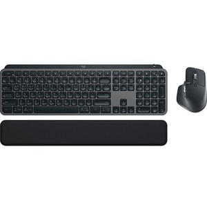 로지텍 MX KEYS S COMBO 무선키보드 + 마우스 + 팜레스트 세트, YR0073(키보드) , MR0077(마우스), 블랙, 일반형