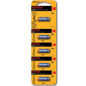 코닥 MAX 27A(MN27) 12V 알카라인 특수건전지, 5개입, 1개