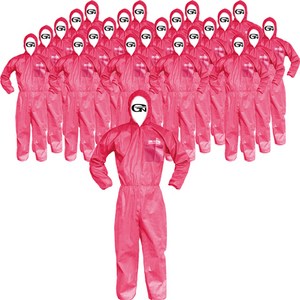가드맨 PP 원피스 작업복, 핑크, 24개