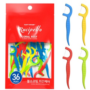 루치펠로 코랄리프 불소코팅 치간케어 450D, 36개입, 1개