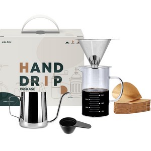 칼딘 핸드드립 베이직 세트 KD-BP02, 1세트, 커피드립 5종, 600ml