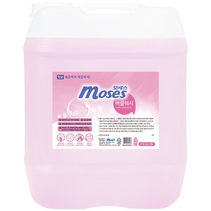 모세스 대용량 버블워시 베이비파우더향 리필, 20L, 1개