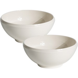 시라쿠스 메이플 면기 18.5cm, 화이트, 2개