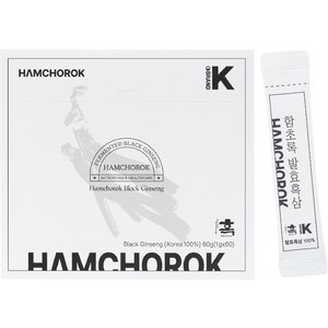 함초록 발효흑삼 분말, 60g, 1개