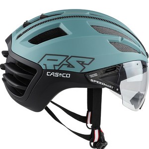 CASCO 스피드에어로2 RS 헬멧 + 바이저, 그린, 1개