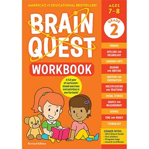 Brain Quest Workbook: 2nd Grade Revised Edition Ages 7-8, Workman Publishing