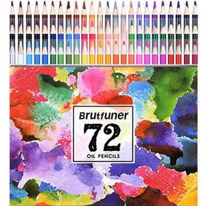 Brutfuner 드로잉 컬러링 유성 색연필, 1세트, 72색