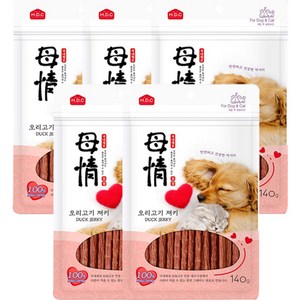 모정 반려동물 져키, 오리고기, 140g, 5개