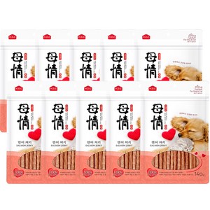 모정 반려동물 져키, 연어, 140g, 10개