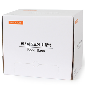 레스이즈모어 대용량 위생백 중 25cm x 35cm, 중(M), 1000개, 1개