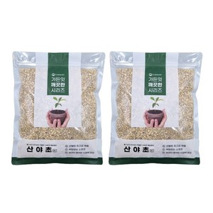 가든잇 소포장 깨끗한 산야초 흙 세립, 2개, 2L